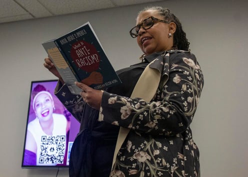 Hedreich Reading Banned Book