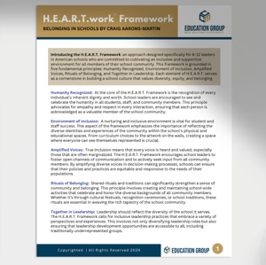 Heartwork Framework by CCM Education Group